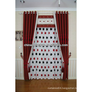 polkadot pattern embroidery curtain